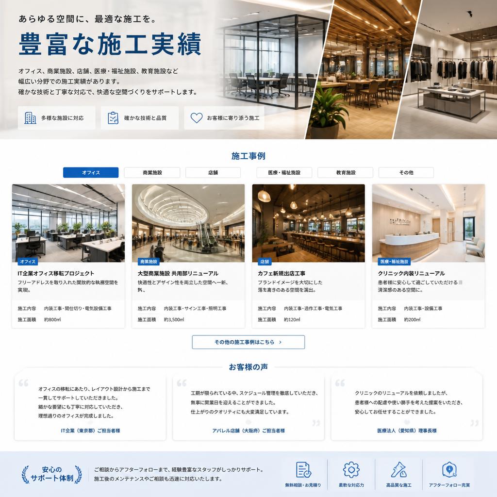 4. 施工実績