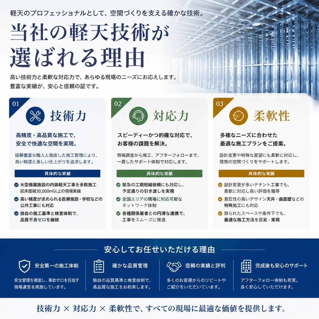 選ばれる理由